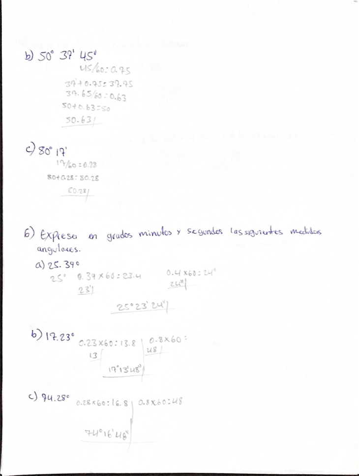 Exprese en decimal